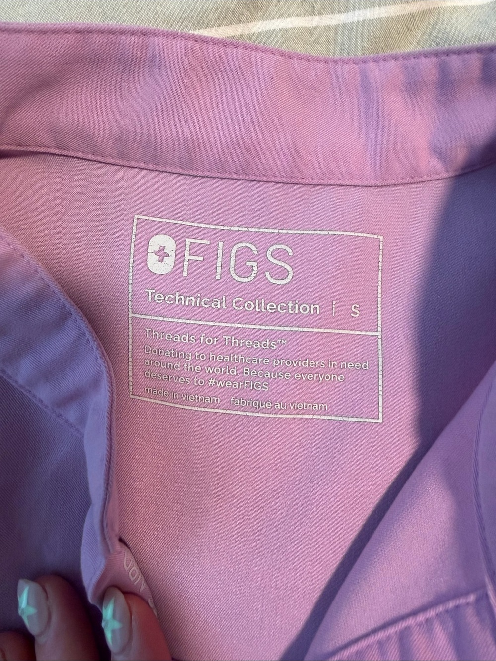 Figs light purple scrub set - Picture 11 of 11